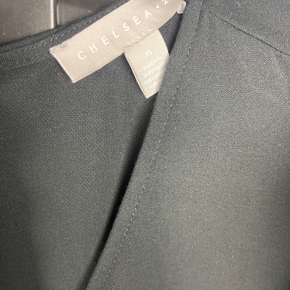 Chelsea28 Puff Sleeve Black Jumpsuit size medium NWT - Picture 8 of 9